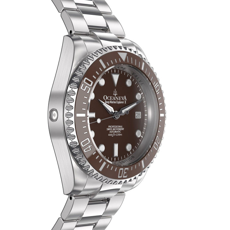 Oceaneva Deep Marine Explorer II 1250M Pro Diver Automatic Brown Limited Edition