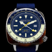 Briston Clubmaster Diver Pro Swiss Automatic GMT Blue