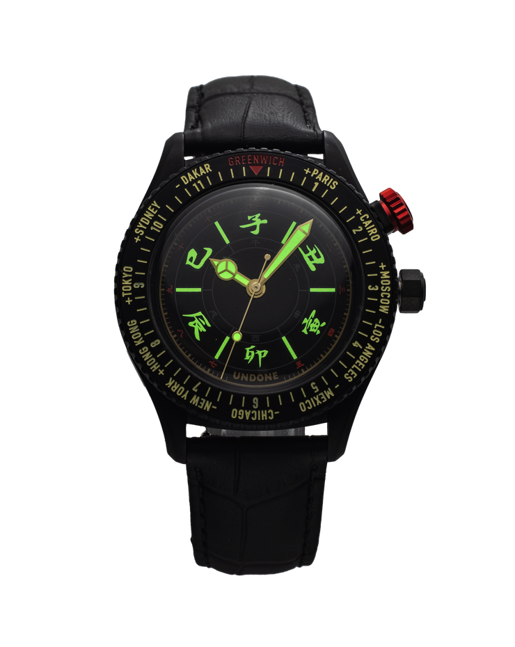 Undone Aero Chinese Hour 2024 Black Dial