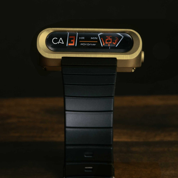 CA PCH Driver Jump Hour Brushed Gold Black