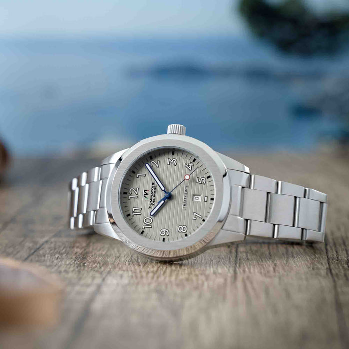 Dominatore Del Mare Aqua Sicura Coastal Beige SS angled shot picture