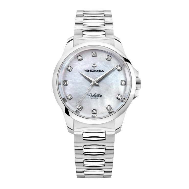 Venezianico Redentore 36 Automatic Diamond Mother of Pearl