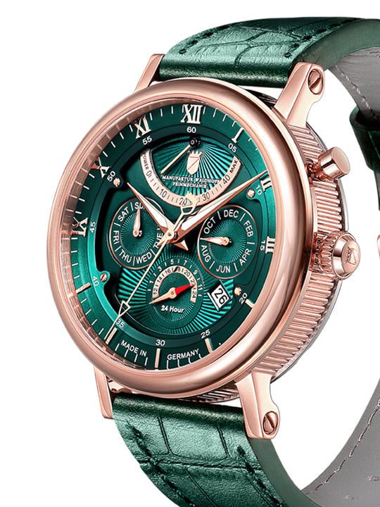 Manufaktur Waldhoff Multimatic Emerald angled shot picture