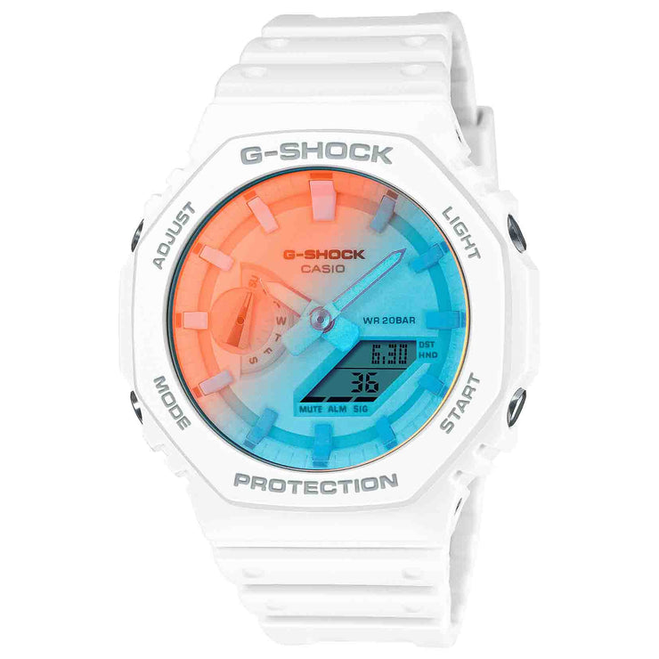 G-Shock GA2100 Beach Ana-Digi Gradient White