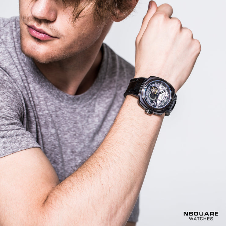 NSQUARE Voyager Automatic 51mm N25.3 Gunmetal Black