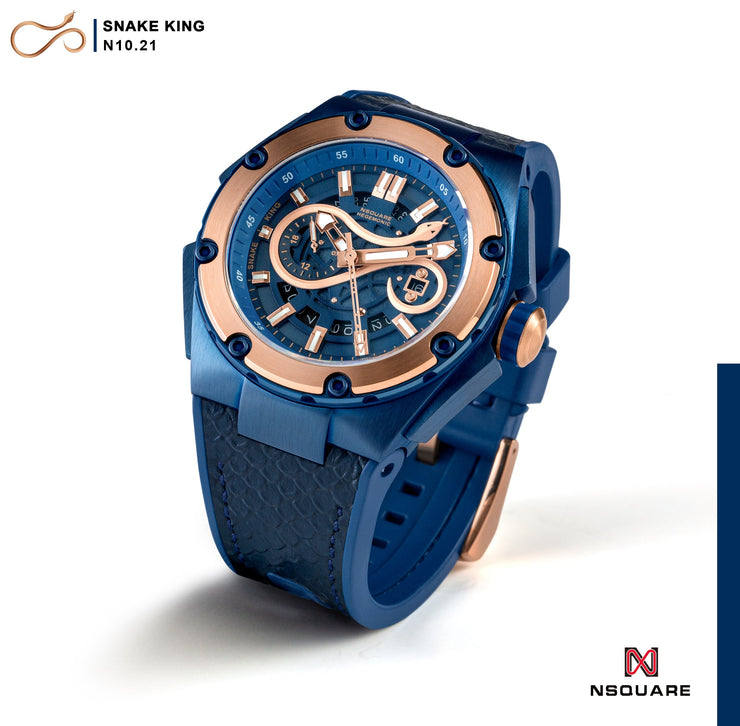 NSQUARE Snake King Automatic 46mm N10.21 Imperial Blue