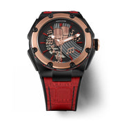 NSQUARE Chris Polanco Automatic Watch-46mm N23 red