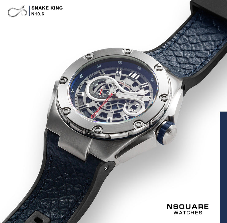 NSQUARE SnakeKing Automatic 46mm N10.6 Blue Steel