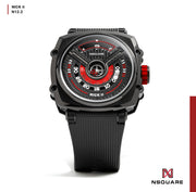 NSQUARE Nick II Automatic 45mm N12.2 Black/Red