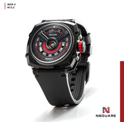 NSQUARE Nick II Automatic 45mm N12.2 Black/Red