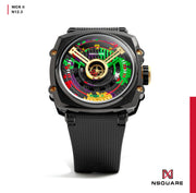 NSQUARE Nick II Automatic Watch 45mm N12.3 Black Gold