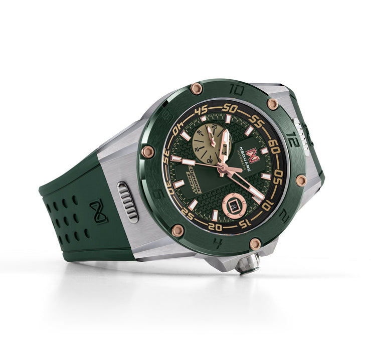 NSQUARE Dynamic Race 44mm N61.2 Green/Steel