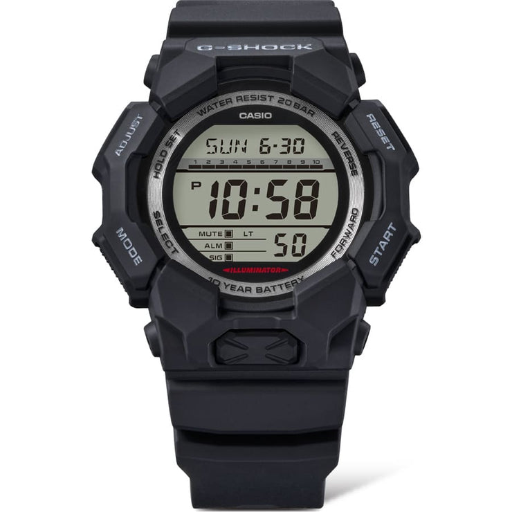 G-Shock GD010 Rugged Digital 10 Year Battery Black