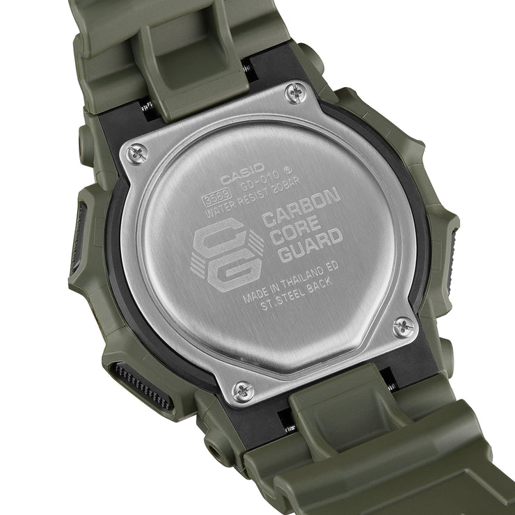 G-Shock GD010 Rugged Digital 10 Year Battery Green