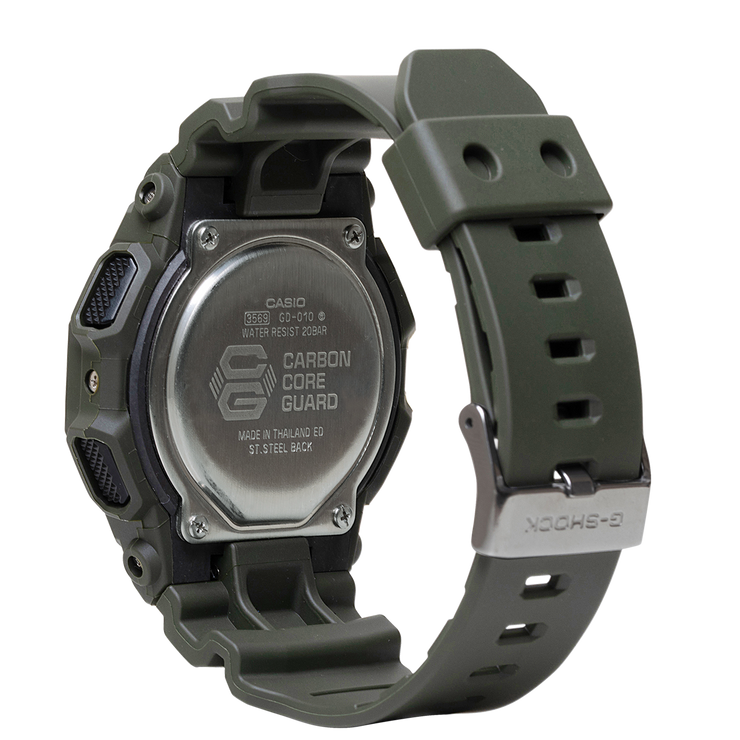 G-Shock GD010 Rugged Digital 10 Year Battery Green