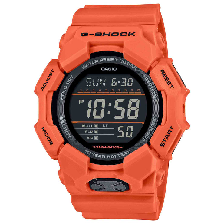 G-Shock GD010 Rugged Digital 10 Year Battery Orange