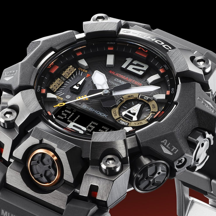 G-Shock GWGB1000 Mudmaster Master of G Ana-Digi Solar Black Red