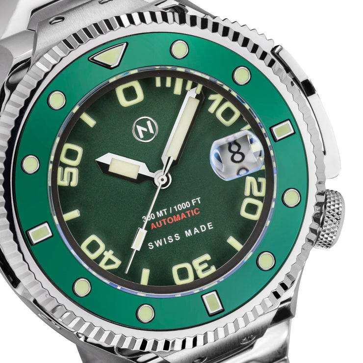 Nove Atlantean II Swiss Automatic N003-07 Green