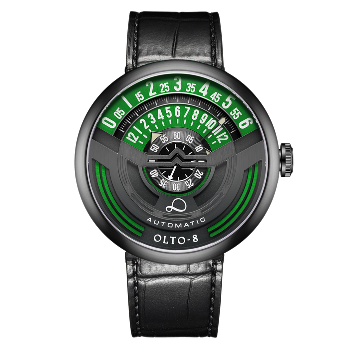 Olto-8 Infinity-I RPM Automatic Green angled shot picture