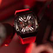 Olto-8 Explore-X Skeleton Automatic Red