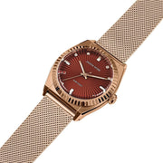 Jason Hyde Ruby 8 36mm Rose Gold Burgundy