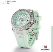 NSQUARE SnakeQueen 39mm Automatic N48.1 Turquoise