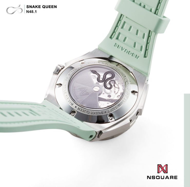 NSQUARE SnakeQueen 39mm Automatic N48.1 Turquoise