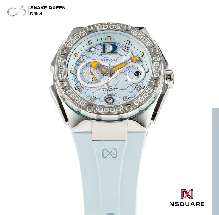 NSQUARE SnakeQueen Automatic 39mm N48.4 Light Blue