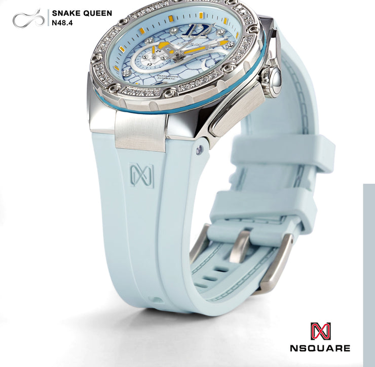 NSQUARE SnakeQueen Automatic 39mm N48.4 Light Blue