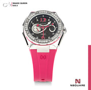 NSQUARE SnakeQueen 39mm Automatic N48.5 Cherry Red