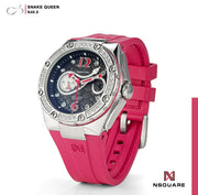 NSQUARE SnakeQueen 39mm Automatic N48.5 Cherry Red