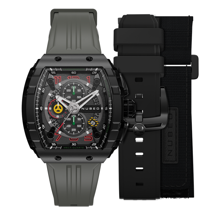 Nubeo Magellan Chronograph Limited Edition Gray | Watches.com