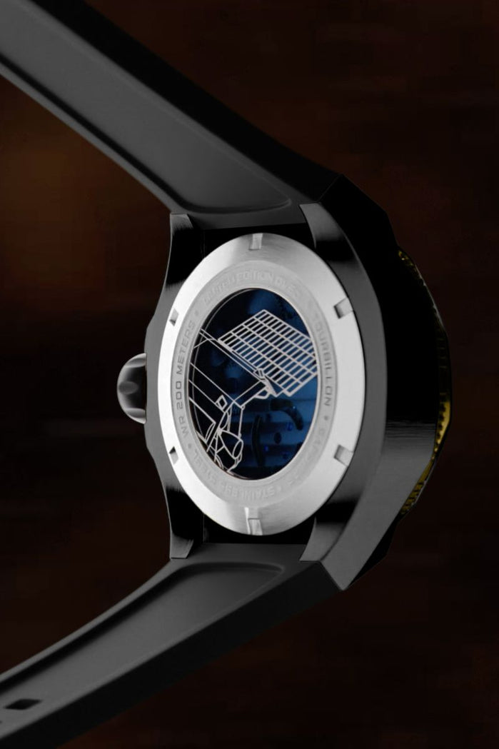 Nubeo Messenger Tourbillon Limited Edition Matte Black angled shot picture