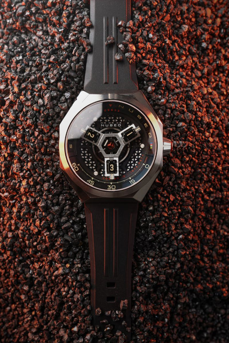 Nubeo Skylab Automatic Limited Edition Steel Red