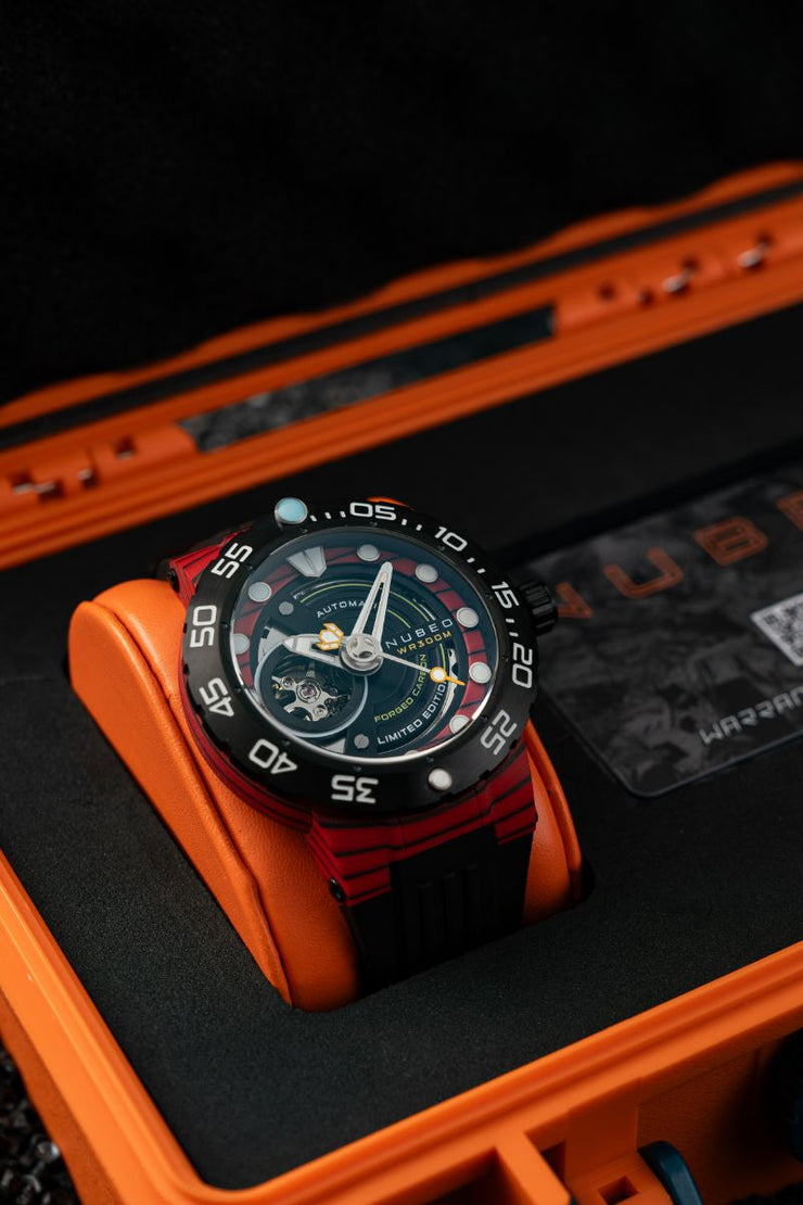 Nubeo Opportunity Automatic Forged Carbon Fiber Limited Edition Carbon Red