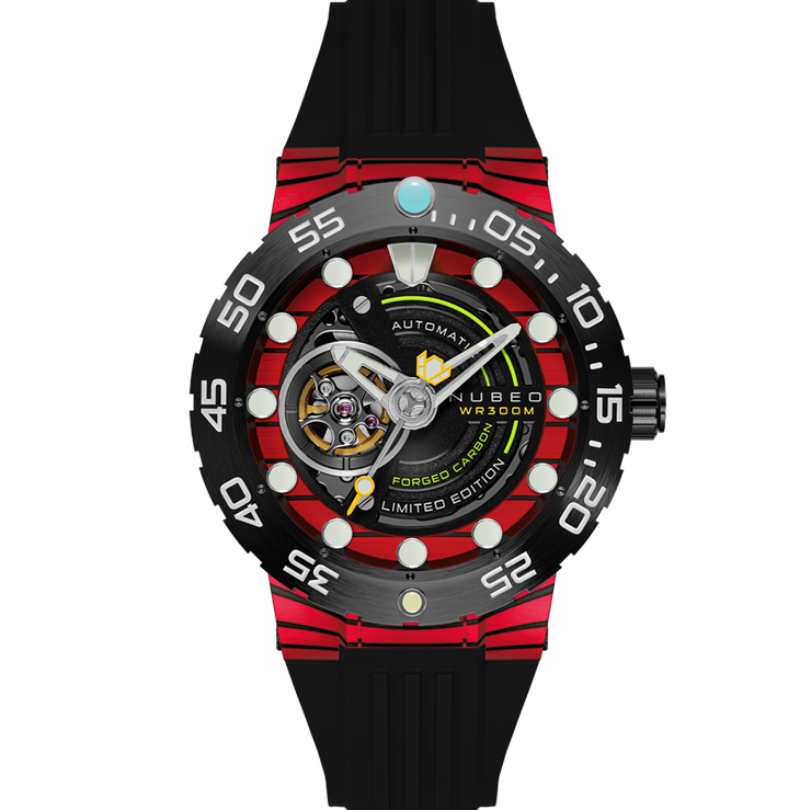 Nubeo Opportunity Automatic Forged Carbon Fiber Limited Edition Carbon Red