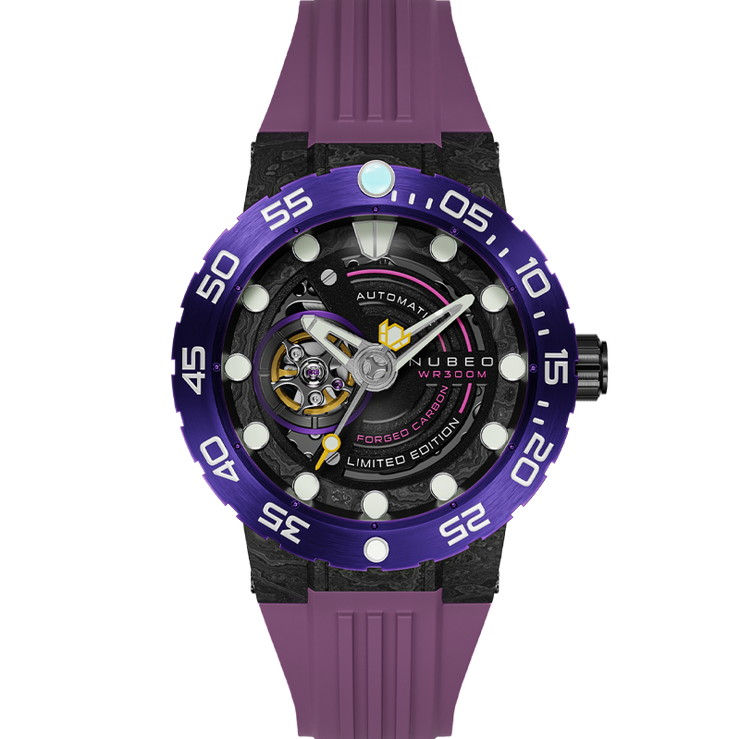 Nubeo Opportunity Automatic Forged Carbon Fiber Limited Edition Carbon Purple