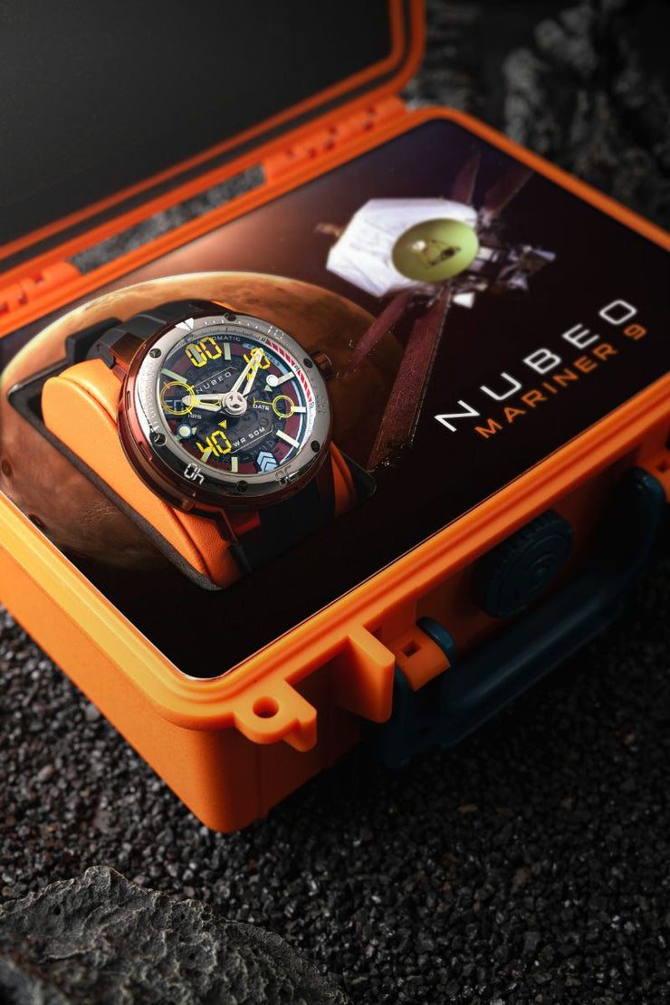 Nubeo Mariner 9 Automatic Limited Edition Moon Red