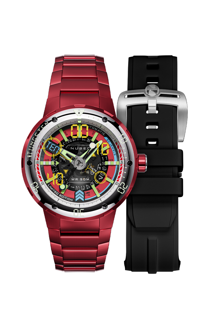 Nubeo Mariner 9 Automatic Limited Edition Moon Red