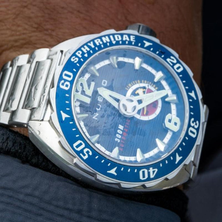 Nubeo Sphyrnidae Automatic Limited Edition Aurora Blue