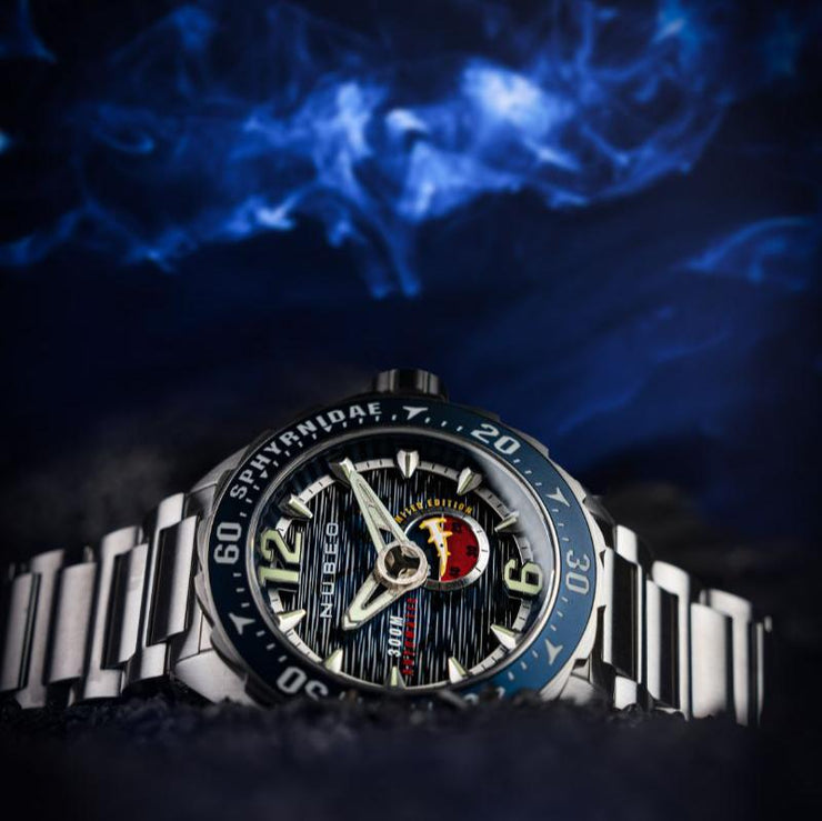 Nubeo Sphyrnidae Automatic Limited Edition Aurora Blue