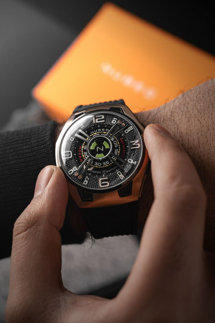 Nubeo OAO Automatic Limited Edition Asteroid Black