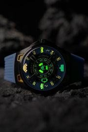 Nubeo OAO Automatic Space Invaders Limited Edition Cosmic Blue