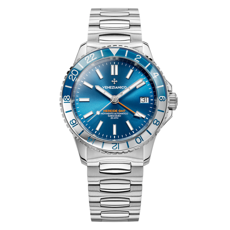 Venezianico Nereide GMT Automatic SS Azure