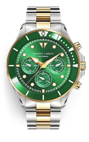 Filippo Loreti Odyssey Two Tone Green Link