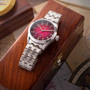 Recta Cavalier 3 Hands Date Red