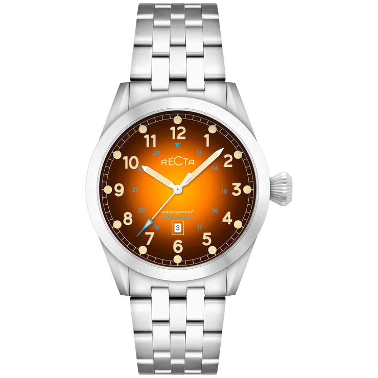 Recta Cavalier 3 Hands Date Orange