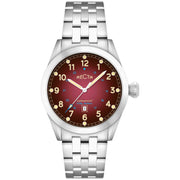 Recta Cavalier 3 Hands Date Red