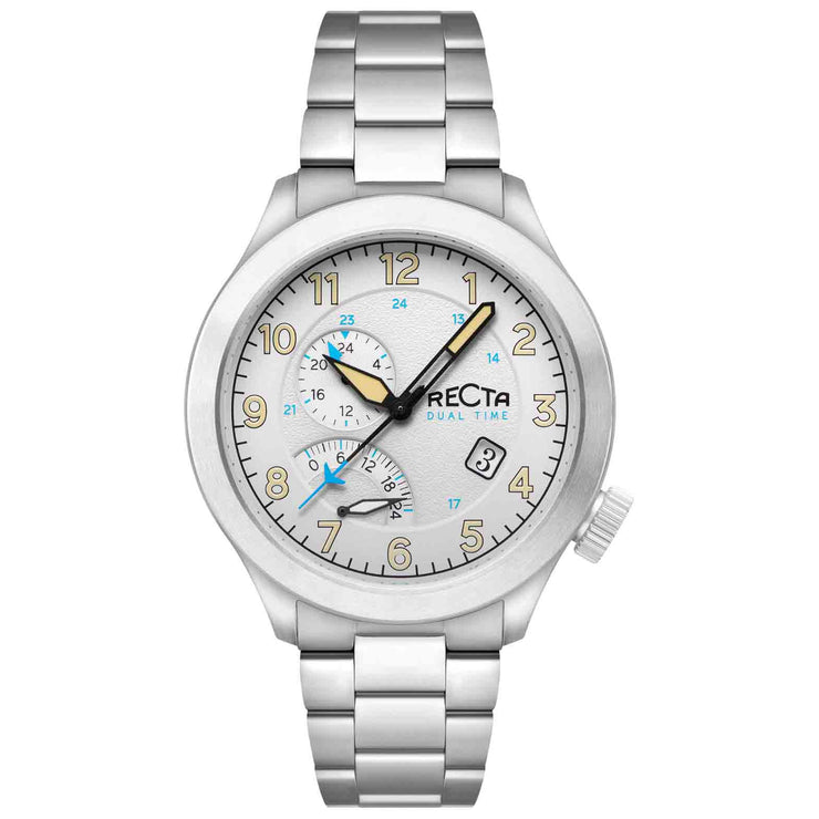 Recta Altitude Retrograde Dual Time Blanc