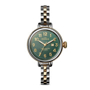 Shinola The Birdy 34mm Dark Teal